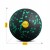 Массажный мяч 4FIZJO EPP Ball 08 Black/Green (P-5907222931233)