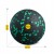 Масажний м'яч 4FIZJO EPP Ball 12 Black/Green (P-5907222931264)