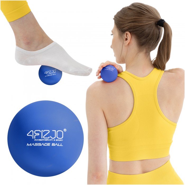 Масажний м'яч 4FIZJO Lacrosse Ball 6.25 см Blue (P-5907739314291)