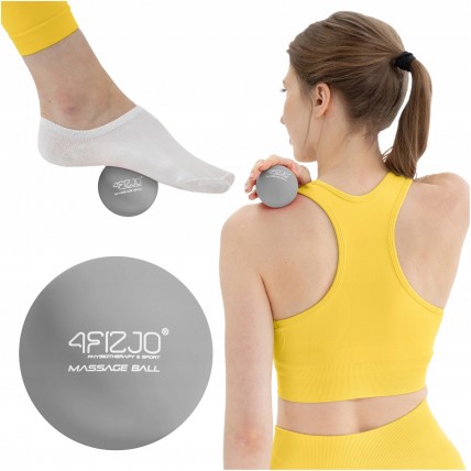 Масажний м'яч 4FIZJO Lacrosse Ball 6.25 см Grey (P-5907739314314)