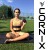 Массажный мяч Cornix Lacrosse Ball 6.3 см XR-0118 Black