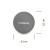Массажный мяч Cornix Lacrosse Ball 6.3 см XR-0120 Grey