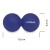 Масажний м'яч Cornix Lacrosse DuoBall 6.3 x 12.6 см XR-0109 Navy Blue