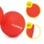 Масажний м'яч Cornix Lacrosse DuoBall 6.3 x 12.6 см XR-0112 Red