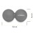 Масажний м'яч Cornix Lacrosse DuoBall 6.3 x 12.6 см XR-0115 Grey