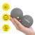 Масажний м'яч Cornix Lacrosse DuoBall 6.3 x 12.6 см XR-0115 Grey