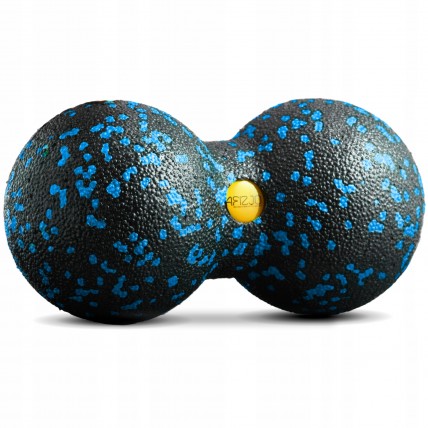 Масажний м'яч подвійний 4FIZJO EPP DuoBall 08 Black/Blue (P-5907222931318)