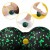 Массажный мяч двойной 4FIZJO EPP DuoBall 08 Black/Green (P-5907222931295)
