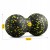 Массажный мяч двойной 4FIZJO EPP DuoBall 08 Black/Yellow (P-5907222931301)