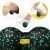 Масажний м'яч подвійний 4FIZJO EPP DuoBall 12 Black/Green (P-5907222931325)
