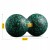 Масажний м'яч подвійний 4FIZJO EPP DuoBall 12 Black/Green (P-5907222931325)