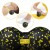 Масажний м'яч подвійний 4FIZJO EPP DuoBall 12 Black/Yellow (P-5907222931332)