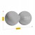 Массажный мяч двойной 4FIZJO Lacrosse Double Ball 6.5 x 13.5 см Grey (P-5907739314345)