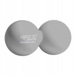 Масажний м'яч подвійний 4FIZJO Lacrosse Double Ball 6.5 x 13.5 см Grey (P-5907739314345)