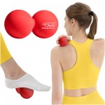 Масажний м'яч подвійний 4FIZJO Lacrosse Double Ball 6.5 x 13.5 см Red (P-5907222931219)