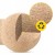 Массажный мяч двойной 4FIZJO Lacrosse DuoBall Cork 6.5 x 13.5 см (P-5907739319586)