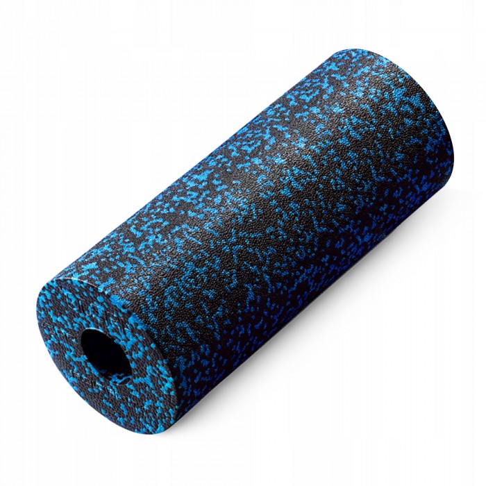Масажний ролик 4FIZJO EPP PRO+ 33 x 14 см (валик, роллер) гладкий Black/Blue (P-5907222931417)