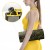 Массажный ролик 4FIZJO EPP PRO+ 33 x 14 см (валик, роллер) гладкий Black/Yellow (P-5907222931431)