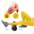 Массажный ролик 4FIZJO EPP PRO+ 33 x 14 см (валик, роллер) гладкий Black/Yellow (P-5907222931431)
