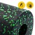 Массажный ролик 4FIZJO EPP PRO+ 45 x 14.5 см (валик, роллер) гладкий Black/Green (P-5907739310590)