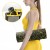Массажный ролик 4FIZJO EPP PRO+ 45 x 14.5 см (валик, роллер) гладкий Black/Yellow (P-5907739310583)