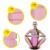 Масажний ролик Cornix EVA 33 x 14 см (валик, роллер) XR-0036 Light Pink
