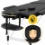 Массажный стол складной 4FIZJO Massage Table+ Alu W60 Black (P-5907739318381)
