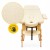 Массажный стол складной 4FIZJO Massage Table Wood W60 Beige (P-5907739318350)