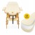 Массажный стол складной 4FIZJO Massage Table Wood W60 Beige (P-5907739318350)