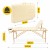 Масажний стіл складний 4FIZJO Massage Table+ Wood W60 Beige (P-5907739318367)