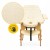 Масажний стіл складний 4FIZJO Massage Table+ Wood W60 Beige (P-5907739318367)