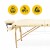 Масажний стіл складний 4FIZJO Massage Table+ Wood W60 Beige (P-5907739318367)