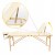 Масажний стіл складний 4FIZJO Massage Table+ Wood W60 Beige (P-5907739318367)
