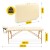 Масажний стіл складний 4FIZJO Massage Table Wood W70 Beige (P-5907739318343)