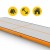 Мат гімнастичний надувний 4FIZJO Air Track Mat 500 x 200 x 20 см White/Orange (P-5907739312051)