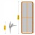 Мат гімнастичний надувний 4FIZJO Air Track Mat 500 x 200 x 20 см White/Orange (P-5907739312051)