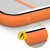 Мат гімнастичний надувний 4FIZJO Air Track Mat 500 x 200 x 20 см White/Orange (P-5907739312051)