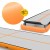 Мат гімнастичний надувний 4FIZJO Air Track Mat 500 x 200 x 20 см White/Orange (P-5907739312051)