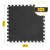 Мат-пазл (ластівчин хвіст) 4FIZJO Mat Puzzle EVA 120 x 120 x 1 cм Black (P-5907222931011)