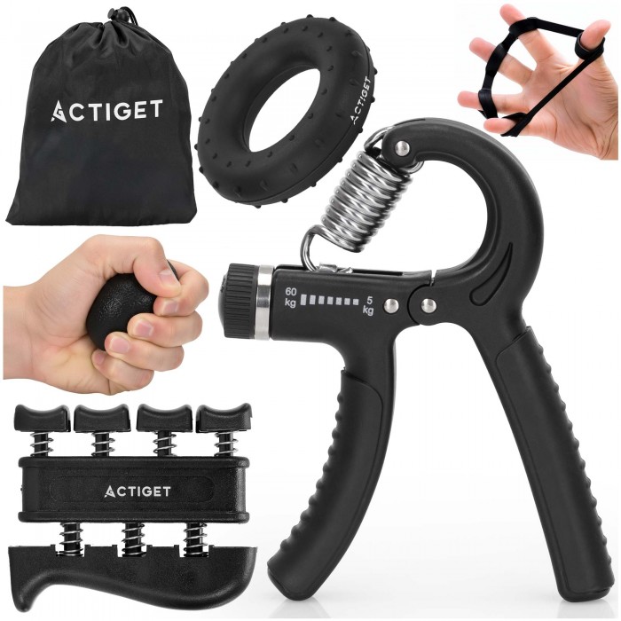 Набор эспандеров Cornix Hand Grip Workout Kit 5шт XR-0269 Black