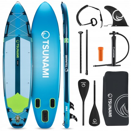 Надувна SUP дошка TSUNAMI PRO 350 см з веслом T15 (P-5905973405638)