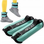 Обважнювачі-манжети для ніг та рук 4FIZJO 2 x 0.5 кг Black/Turquoise (P-5907739311887)
