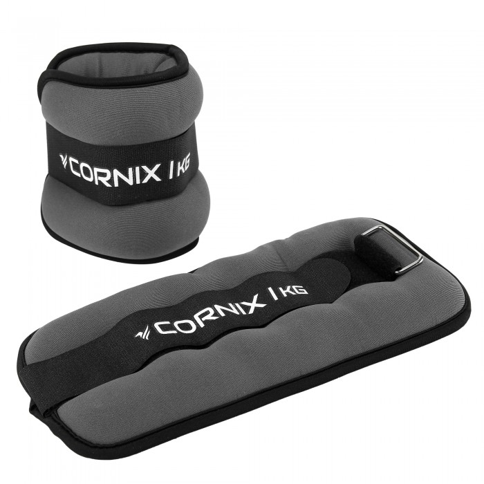 Утяжелители-манжеты для ног и рук Cornix 2 x 1 кг XR-0355 Утяжелители-манжеты для ног и рук Cornix 2 x 1 кг XR-0355