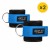 Манжеты для тяги 4FIZJO Ankle Strap 2шт Black/Blue (P-5907739314833)