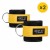 Манжети для тяги 4FIZJO Ankle Strap 2 шт Black/Orange (P-5907739314826)