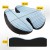 Ортопедическая подушка 4FIZJO для спины 41 x 40 см Sky Blue (P-5907739318770)