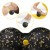 Масажний м'яч подвійний 4FIZJO EPP DuoBall 08 Black/Gold (P-5907739314802)