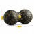 Масажний м'яч подвійний 4FIZJO EPP DuoBall 08 Black/Gold (P-5907739314802)