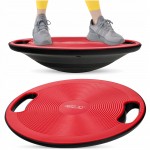 Балансировочная платформа 4FIZJO круглая, пластиковая Red/Black (P-5905973400626)