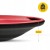 Балансировочная платформа 4FIZJO круглая, пластиковая Red/Black (P-5905973400626)